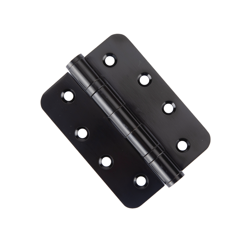 Stainless steel black finish fireproof round edge hinge for doors 