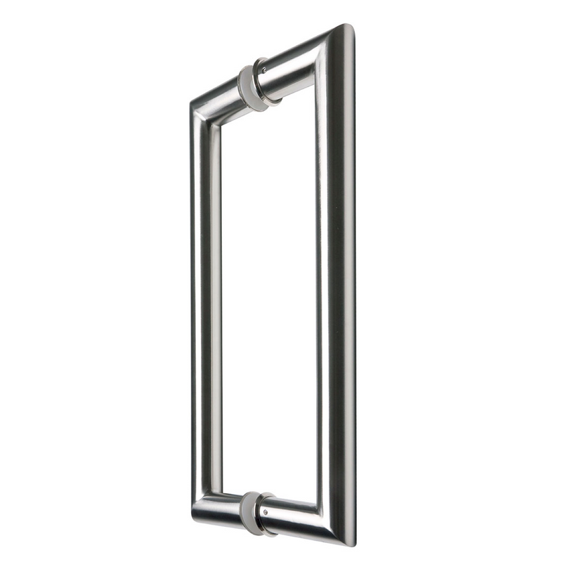 Manillón esquinas rectas para puerta de Cristal/Madera de 250 mm de alto ARI120