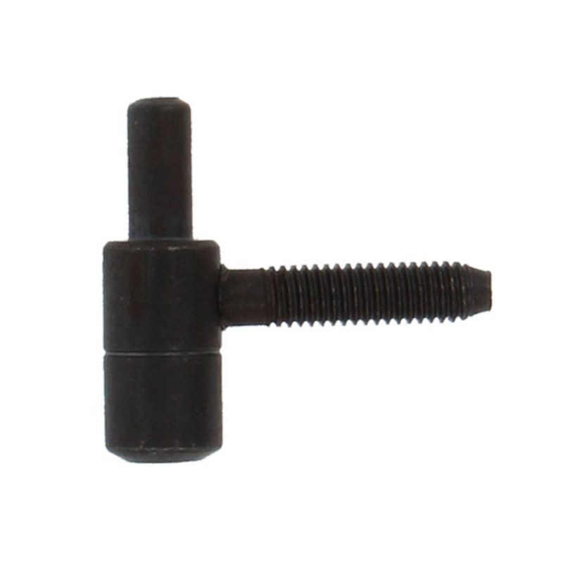 Pernio pipa de roscar de 13x44mm sin remate acabado negro